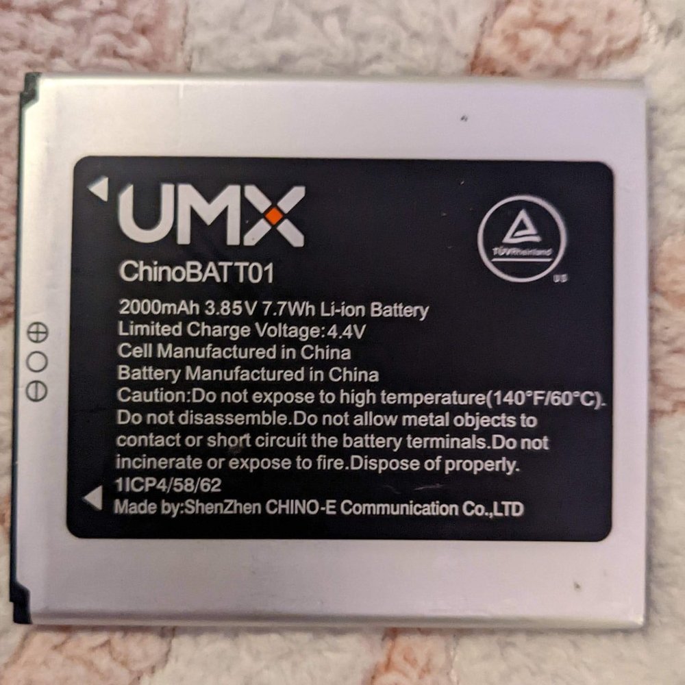 UMX Cellphone Replacement Battery Chino Batt01